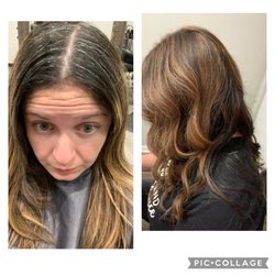 Bombshells Salon Knox - Before and After, service from Racheal (one of the educators)