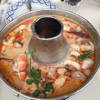 President Thai - Jumbo shrimp coconut hot pot - Thai Near Me - Pasadena, California