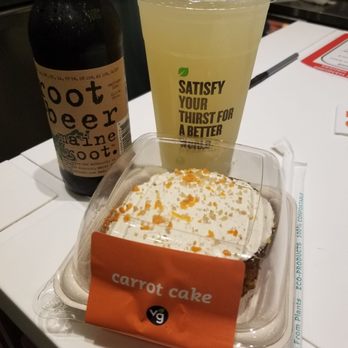Veggie Grill by Next Level - Vegan carrot cake, very sweet lemonade, rootbeer - Sandwiches Near Me - El Segundo, California