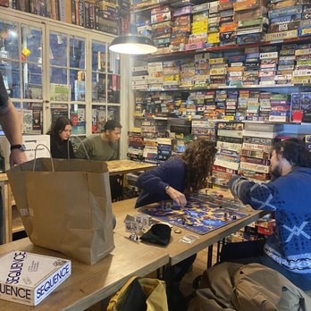The Uncommons - Seating area and board games behind - Coffee & Tea Near Me - New York, New York The Uncommons - Seating area and board games behind - Coffee & Tea Near Me - New York, New York