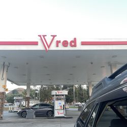 V Red Gas Station