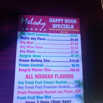 Melody Cafe - HH menu mon-thur after 8pm - Hookah Bars Near Me - Astoria, New York