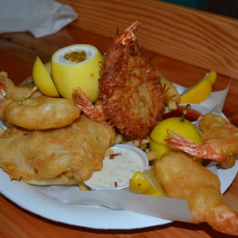 Island Chef - shrimp platter with tropical fruit, yummm... - Seafood Near Me - Hana, Hawaii Island Chef - shrimp platter with tropical fruit, yummm... - Seafood Near Me - Hana, Hawaii