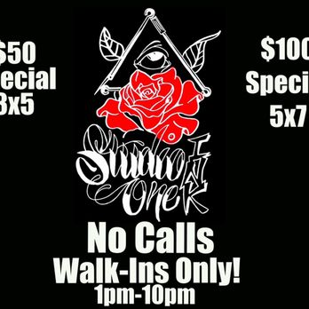 Studio One Ink - Walk in special weekly - Tattoo Near Me - Chicago, Illinois
