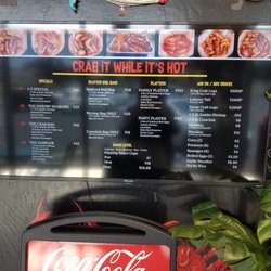 Crab It While Its Hot - Menu (no to go menus yet)