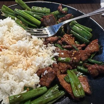P.F. Chang's - Second round of Mongolian Beef. Still crumbs. I asked the server and he said "that's just what they picked" - Chinese Near Me - Palm Beach Gardens, Florida P.F. Chang's - Second round of Mongolian Beef. Still crumbs. I asked the server and he said "that's just what they picked" - Chinese Near Me - Palm Beach Gardens, Florida