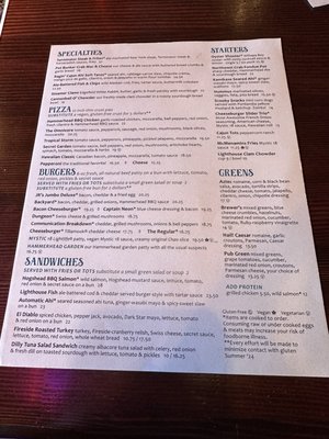 Menu photo 8 McMenamins Lighthouse Brewpub Lincoln City, OR Menu photo 8 McMenamins Lighthouse Brewpub Lincoln City, OR