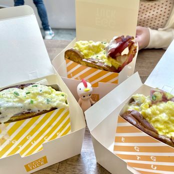 Egg Tuck - AVO EGG, BACON & CHEESE, HAM & CHEESE - Breakfast & Brunch Near Me - Los Angeles, California Egg Tuck - AVO EGG, BACON & CHEESE, HAM & CHEESE - Breakfast & Brunch Near Me - Los Angeles, California