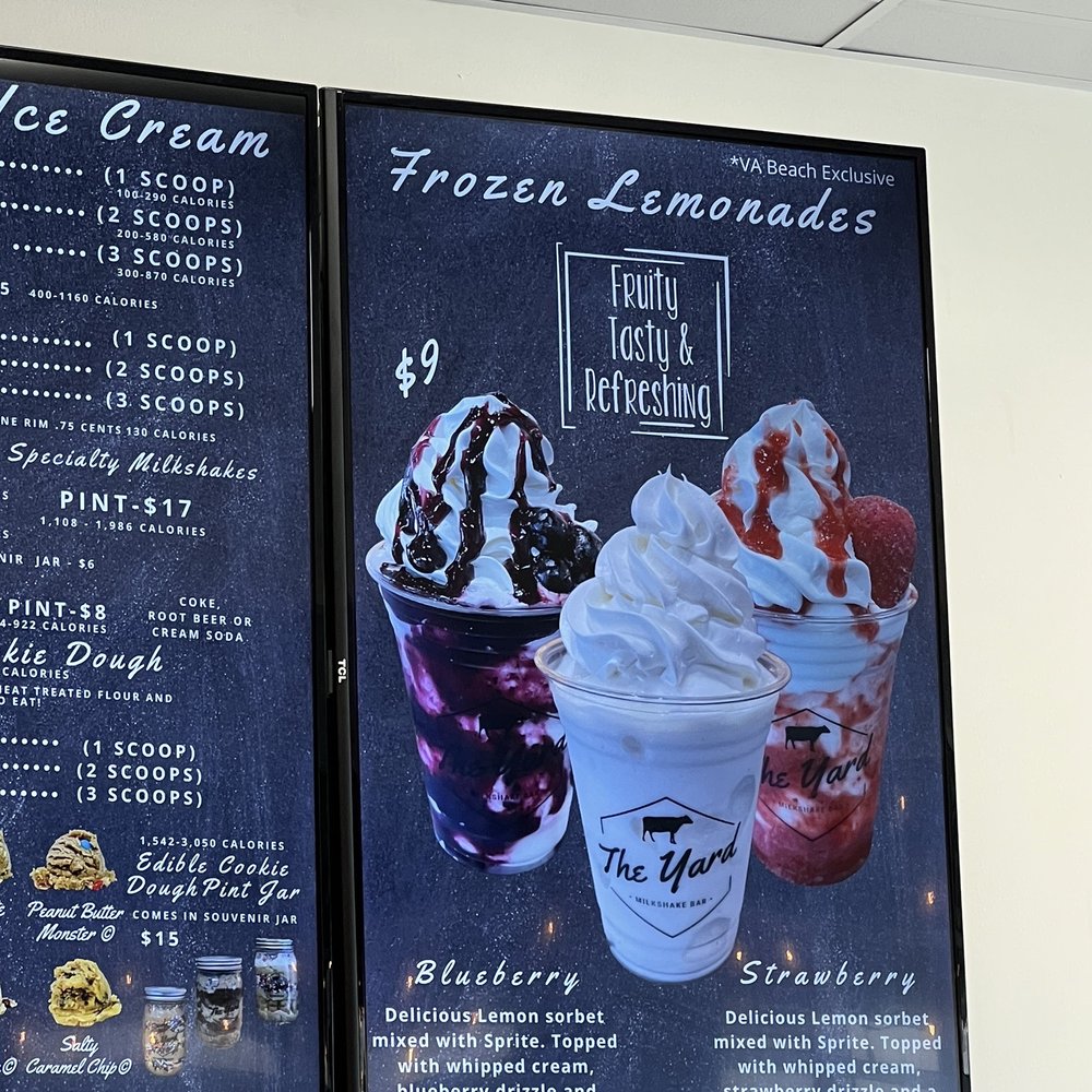 The Yard Milkshake Bar - Ice Cream & Frozen Yogurt Near Me - Virginia Beach, Virginia The Yard Milkshake Bar - Ice Cream & Frozen Yogurt Near Me - Virginia Beach, Virginia