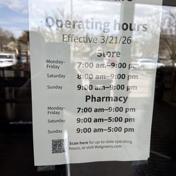 Walgreens - New hours - Drugstores Near Me - Hinsdale, Illinois