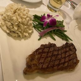 2 fir $55 deal- NY strip, garlic mashed - thin steak, pretty good though.