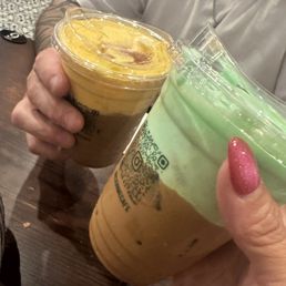 Egg Coffee / Cà Phê Trứng and Pandan Coffee / Mê Lá Dứa (Cà Phê Lá Dứa) Egg Coffee / Cà Phê Trứng and Pandan Coffee / Mê Lá Dứa (Cà Phê Lá Dứa)