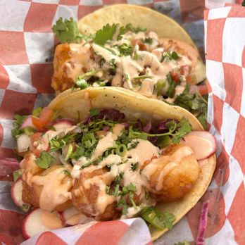 BierHaus - Shrimp tacos - Desserts Near Me - Port Aransas, Texas