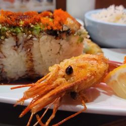 Honda Sushi - Ama ebi and A's roll