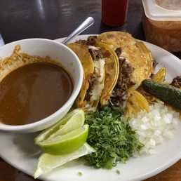 3 Birria Tacos and Consume - $13.99 (not inc. tax) 3 Birria Tacos and Consume - $13.99 (not inc. tax)