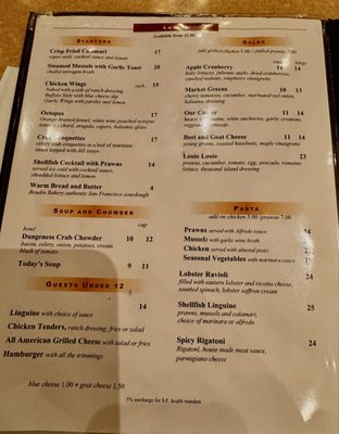 Menu photo 3 Sears Fine Food San Francisco, CA Menu photo 3 Sears Fine Food San Francisco, CA