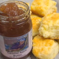The Original Romar House Bed & Breakfast Inn - Biscuits and our very own Caramel Apple Butter.