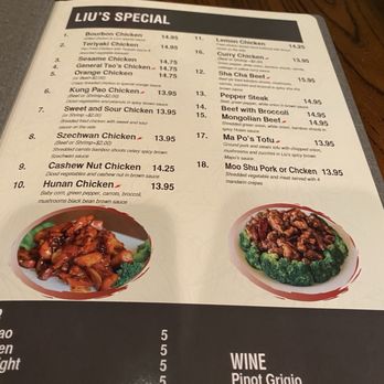 Lucky Liu's - Large Menu - Asian Fusion Near Me - Milwaukee, Wisconsin