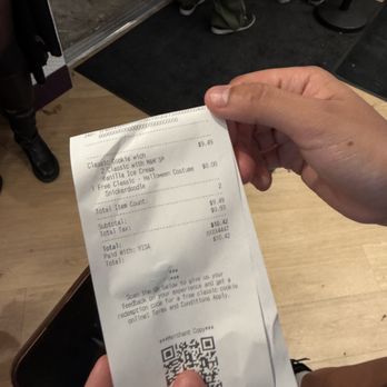 Insomnia Cookies - Reciept - Desserts Near Me - Santa Cruz, California