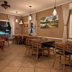 Red Pepper Diner - Seating and a few paintings