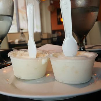 Bangkok Square - Friends' complimentary coconut ice cream. Once again, I finished eating mine before the picture. - Thai Near Me - Gainesville, Florida