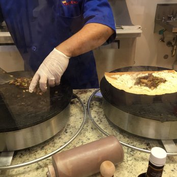 Crepe King - Cooking philly steak crepe - Creperies Near Me - Miami, Florida Crepe King - Cooking philly steak crepe - Creperies Near Me - Miami, Florida