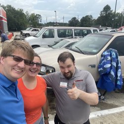 AutoZone Auto Parts - Us, our truck, the store and the manager, David!
