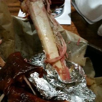 The Painted Duck - Forgot to take a pic of the Turkey Leg before but obviously it was amazing - Bars Near Me - Atlanta, Georgia