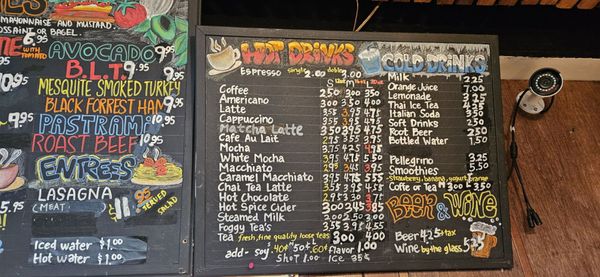 Menu photo 4 Sacred Grounds Coffee House San Francisco, CA Menu photo 4 Sacred Grounds Coffee House San Francisco, CA