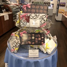 a display of chocolates a display of chocolates