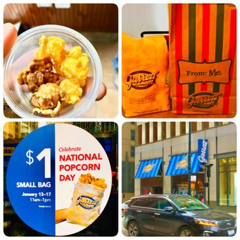 Garrett Popcorn Shops - January 13, 2020-a week-long celebration of National Popcorn Day! - Popcorn Shops Near Me - Chicago, Illinois
