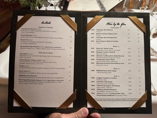 Menu photo 3 The Post Hotel Dining Room Lake Louise, AB