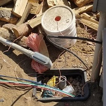 FreeVolt USA - open boxes, wire everywhere - Solar Installation Near Me - Palm Desert, California