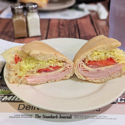 Original Italian Pizza & Family Restaurant - Turkey and cheese sub.
