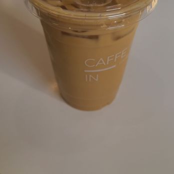 Caffe In Coffee Co - Iced Madagascar vanilla latte with oatmilk - Coffee & Tea Near Me - Anaheim, California