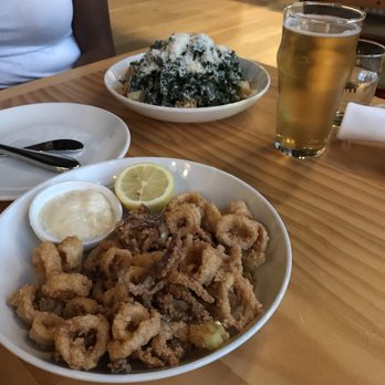 Beebe's - Fried calamari and Caesar kale salad - Pizza Near Me - Long Island City, New York Beebe's - Fried calamari and Caesar kale salad - Pizza Near Me - Long Island City, New York