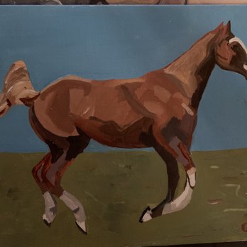Paintmydogs - Image #5 Final product of horse painting - Arts & Crafts Near Me Paintmydogs - Image #5 Final product of horse painting - Arts & Crafts Near Me