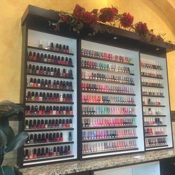 Vivid Nails & Spa - Color Wall - Nail Salons Near Me - Fort Wright, Kentucky