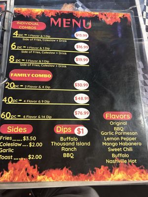 Menu photo 4 Hot Tender Wings Bakersfield, CA