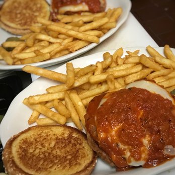 Casey's Diner - Veal Parm with fries - Diners Near Me - Plaistow, New Hampshire Casey's Diner - Veal Parm with fries - Diners Near Me - Plaistow, New Hampshire