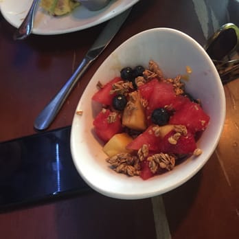 Batch Gastropub - Fresh fruit salad after a few bites - $11 - American Near Me - Miami, Florida Batch Gastropub - Fresh fruit salad after a few bites - $11 - American Near Me - Miami, Florida