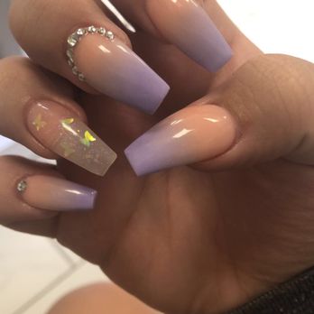VIP Nails and Spa - This was my original set right after them being finished. All of the diamonds on my nails are no longer on there. - Nail Salons Near Me - Arvada, Colorado VIP Nails and Spa - This was my original set right after them being finished. All of the diamonds on my nails are no longer on there. - Nail Salons Near Me - Arvada, Colorado