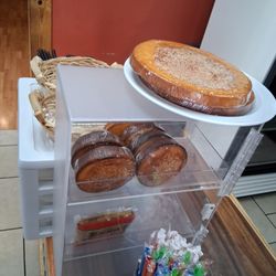 Pupuseria El Tazumal - They have the traditional Salvadorian quesadia, cheese sweet bread in family or individual size