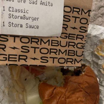 StormBurger - Cold sandwich no storm sauce - Burgers Near Me - Long Beach, California
