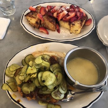 Jacob's Pickles - French toast and hot biscuit - Comfort Food Near Me - New York, New York