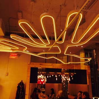 China Chilcano - The Heaven Section & Ceiling light sculpture - Peruvian Near Me - Washington, DC, District of Columbia