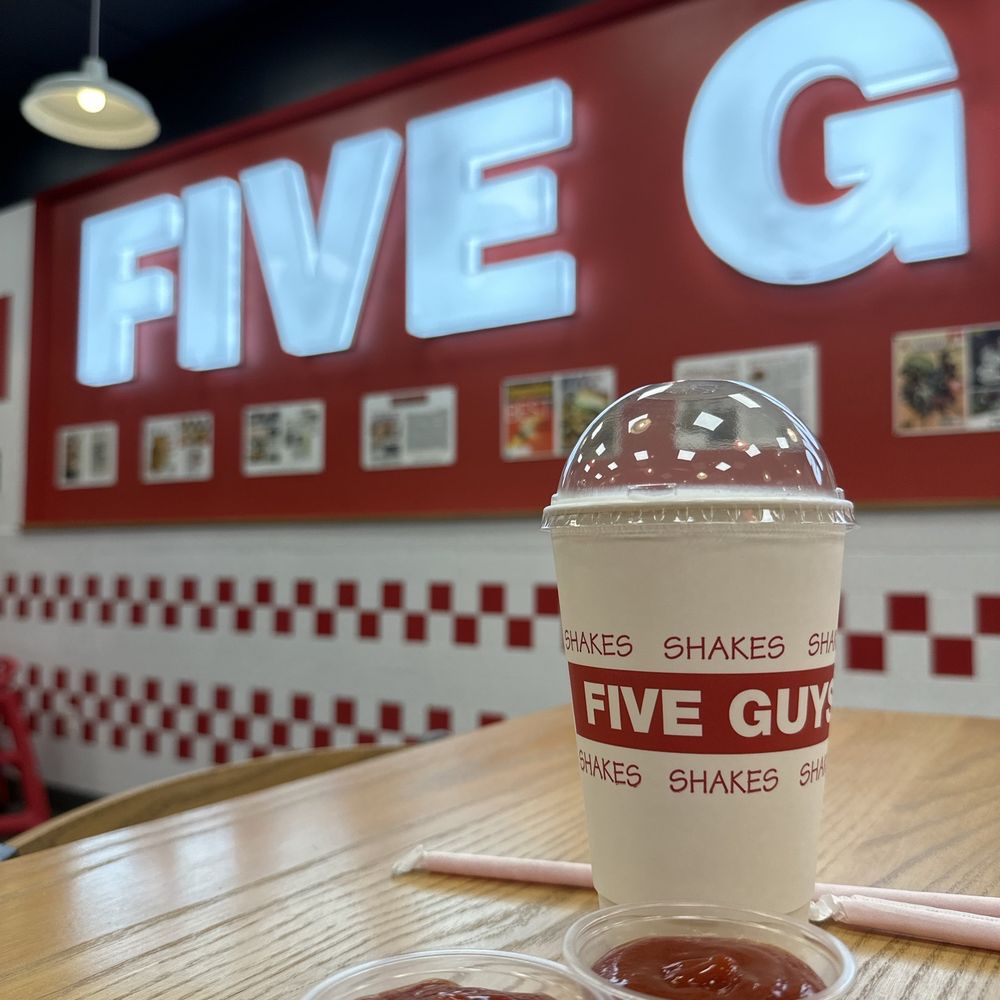 Shake and Five Guys Sign Shake and Five Guys Sign