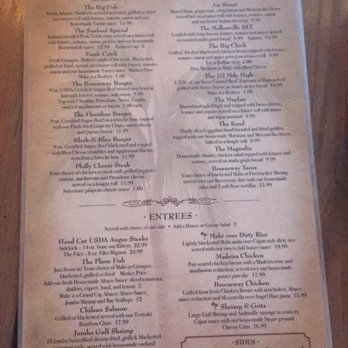 The Breezeway - Dinner menu - New American Near Me - Sanford, Florida The Breezeway - Dinner menu - New American Near Me - Sanford, Florida