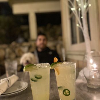 Sur at The Barnyard - "On The Rocks" Japepeno Pineapple Margarita & mango margarita - New American Near Me - Carmel, California Sur at The Barnyard - "On The Rocks" Japepeno Pineapple Margarita & mango margarita - New American Near Me - Carmel, California