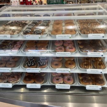Krispy Kreme - Donut cases with wrong signs - Donuts Near Me - Orlando, Florida